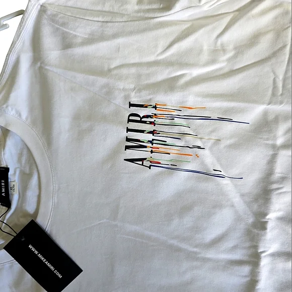 Amiri Paint Drip Tshirt - Picture 2 of 4